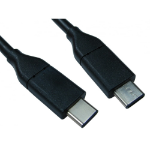 Cables Direct USB3C-901-1H USB cable 1.5 m USB 3.2 Gen 2 (3.1 Gen 2) USB C Black