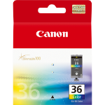 Canon 1511B001/CLI-36 Ink cartridge color, 249 pages ISO/IEC 24711 12ml for Canon Pixma IP 100/Mini 260
