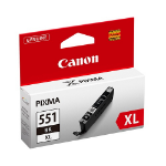 Canon 6443B004/CLI-551BKXL Ink cartridge black high-capacity Blister, 950 pages 11ml for Canon Pixma IP 8700/IX 6850/MG 5450/MG 6350/MX 725