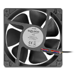 DeLOCK 67298 koelsysteem voor computers Computer behuizing Ventilator 12 cm Zwart 1 stuk(s)