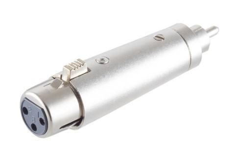 Microconnect Men's Silver Xlrfg Cable Gender Changer Rca Xlr