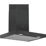 Bosch Serie 2 DWB66BC60 cooker hood Wall-mounted Black 621 m³/h