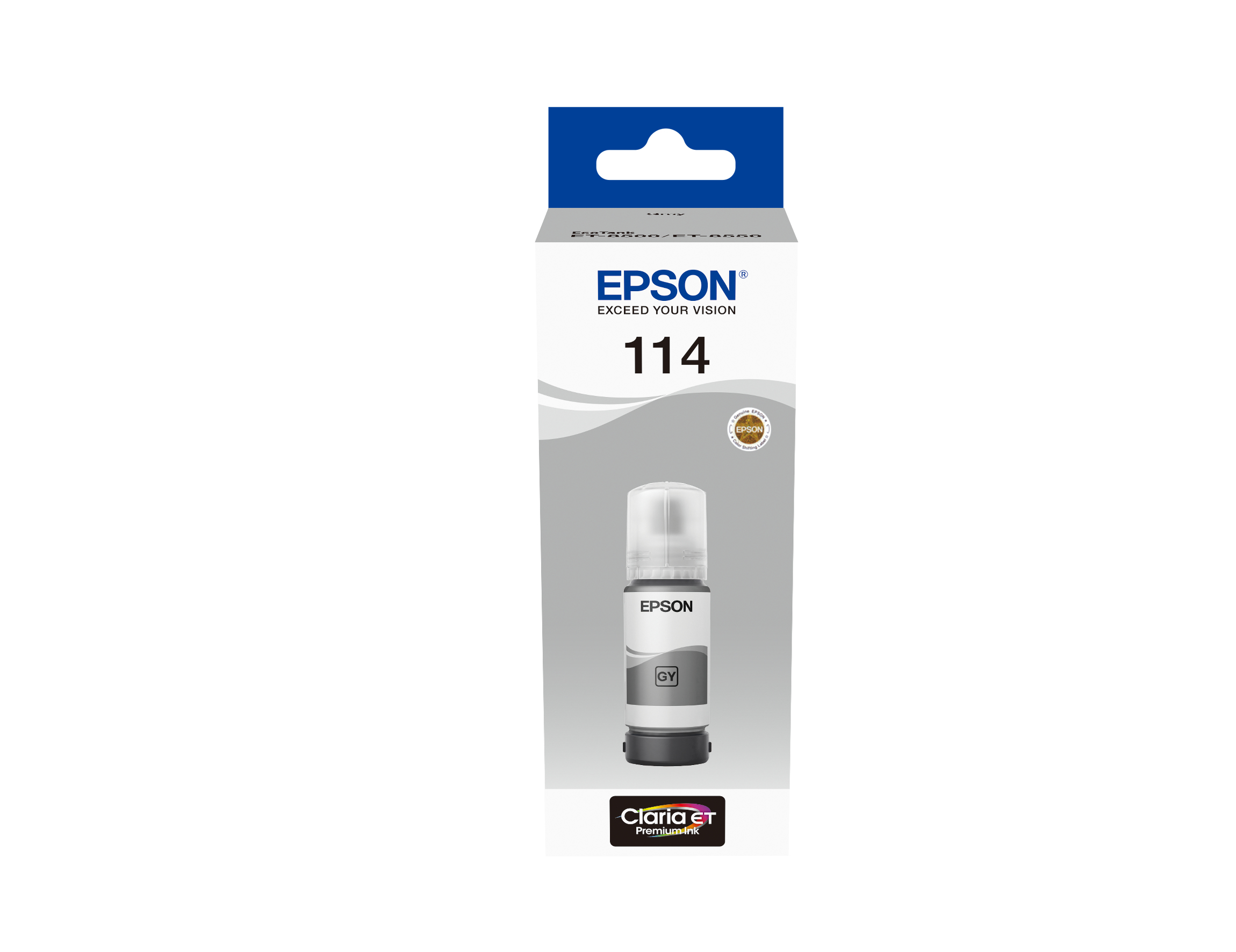 Image of Epson C13T07B540/114 Ink bottle gray, 6.7K pages 2300 Photos 70ml...