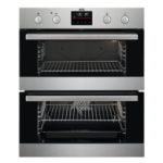 AEG 6000 Series Built Under Electric Double Oven - Stainless Steel