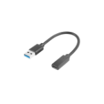 Lanberg AD-UC-UA-03 USB cable USB 3.2 Gen 1 (3.1 Gen 1) 0.15 m USB type A USB Type-C Black