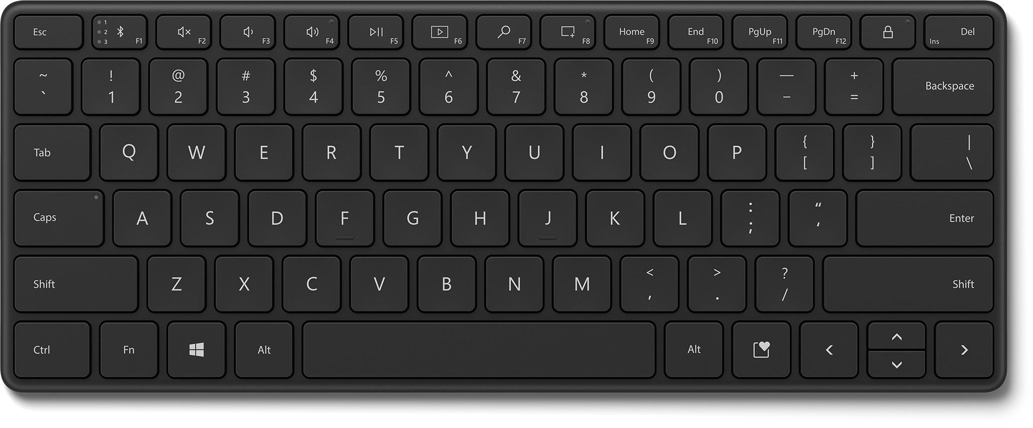 Image of Microsoft 21Y-00008 keyboard Bluetooth QWERTY English Black