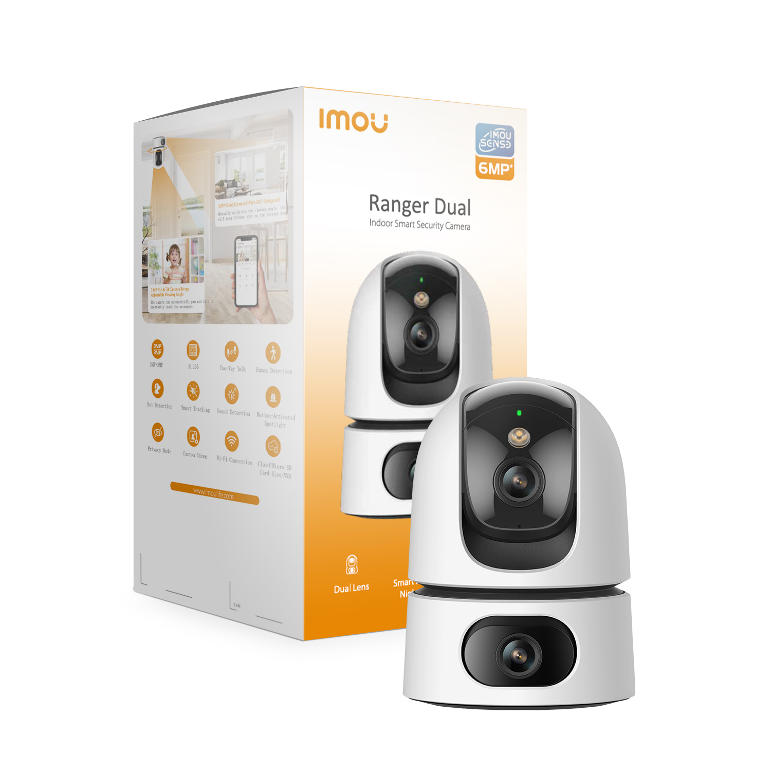 Imou Ranger Dual IP security camera Indoor 2304 x 1296 pixels Desk