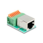 DeLOCK 90652 tussenstuk voor kabels RJ45 8 pin terminal block Groen, Zilver