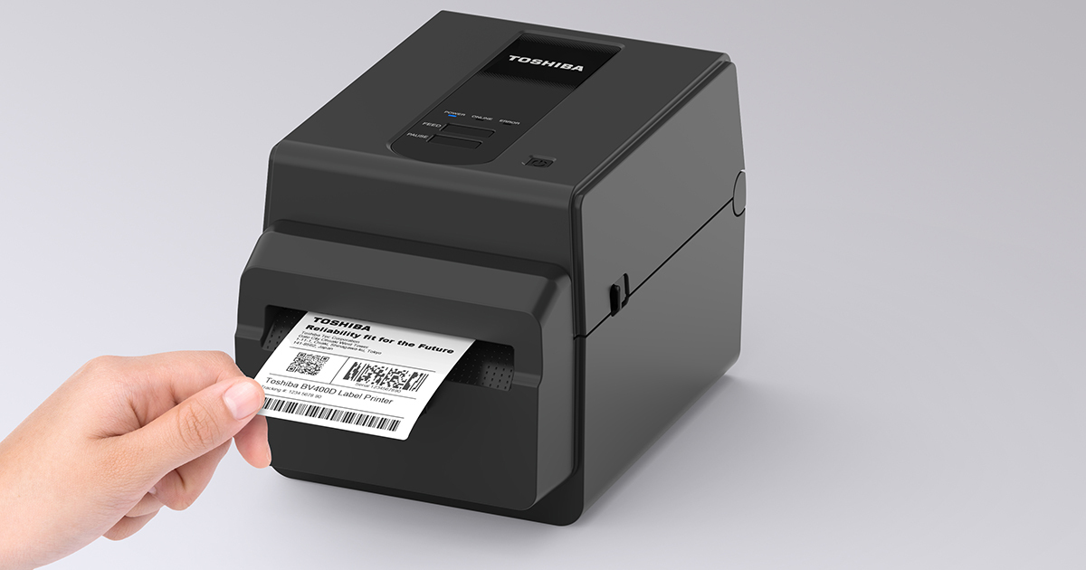 Toshiba BV420D 200dpi 4inch Wide LINERLESS Label Printer