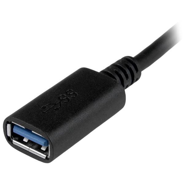 StarTech.com USB-C to USB-A Adapter Cable - M/F - 6in - USB 3.0 - USB-IF Certified