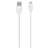Belkin 1.2m USB 2.0 - microUSB m/m USB cable 47.2" (1.2 m) USB A Micro-USB B White