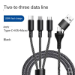 JLC BR31 Braided Multi Charge Charging Cable 1.2M