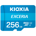 Kioxia Exceria memory card 256 GB MicroSDXC Class 10 UHS-I LMEX1L256GG2