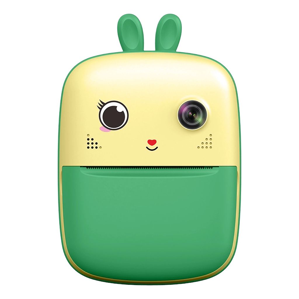 EU Product - Mini Thermal Printer for Kids with Camera and Camcorder - Green thumbnail