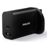 Philips DLP2621/05 mobile device charger Smartphone, Tablet Black AC Fast charging Indoor