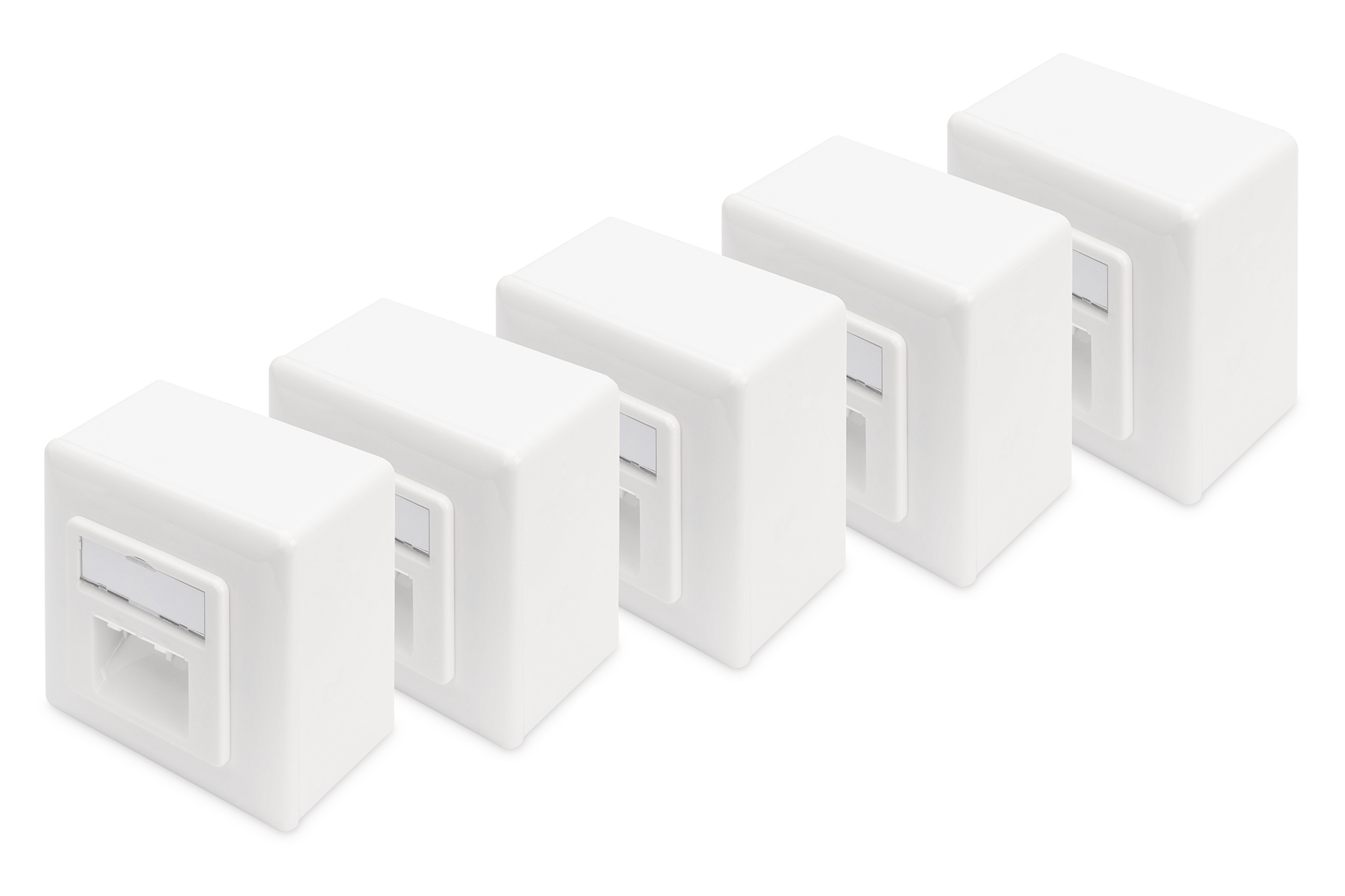 Digitus CAT 6, Class E, modular wall outlet, shielded