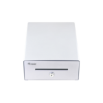 Equip Cash Register Drawer for Point of Sale (POS) System, 4 Bill/4 Coin Compartments, Removable Coin Slots, RJ11 connector, Aluminum