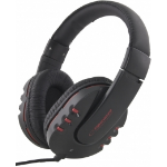 Esperanza EH142K headphones/headset Wired Head-band Music Black, Red