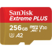 Sandisk 256GB Extreme Plus microSDXC memoria flash Clase 10