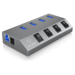 ICY BOX 1x USB 3.0 B, 4x USB 3.0 A