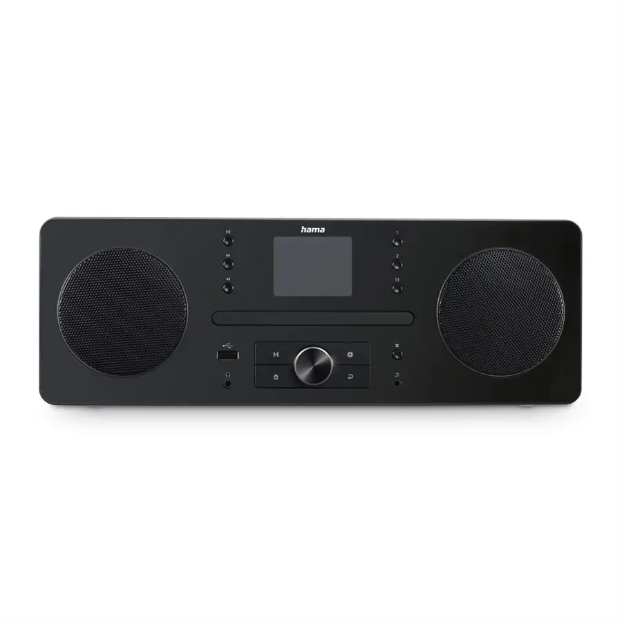 Hama DIR1570CBT Portable CD player Black, Grey