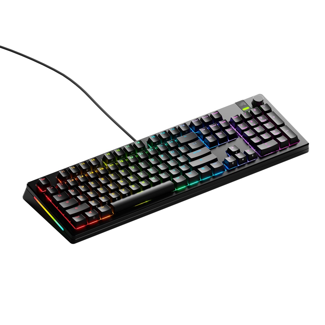 GLR Glorious Gaming GLO-KB-GMMK3-PRO-100-PB-FOX-W-BLK-US keyboard