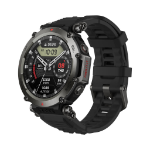 Amazfit T-Rex Ultra 3,53 cm (1.39") AMOLED Numérique 454 x 454 pixels Écran tactile Noir Wifi GPS (satellite)