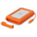 LaCie Rugged Technologie Thunderbolt 1 To Micro-USB B 3.2 Gen 1 (3.1 Gen 1) Orange, Argent
