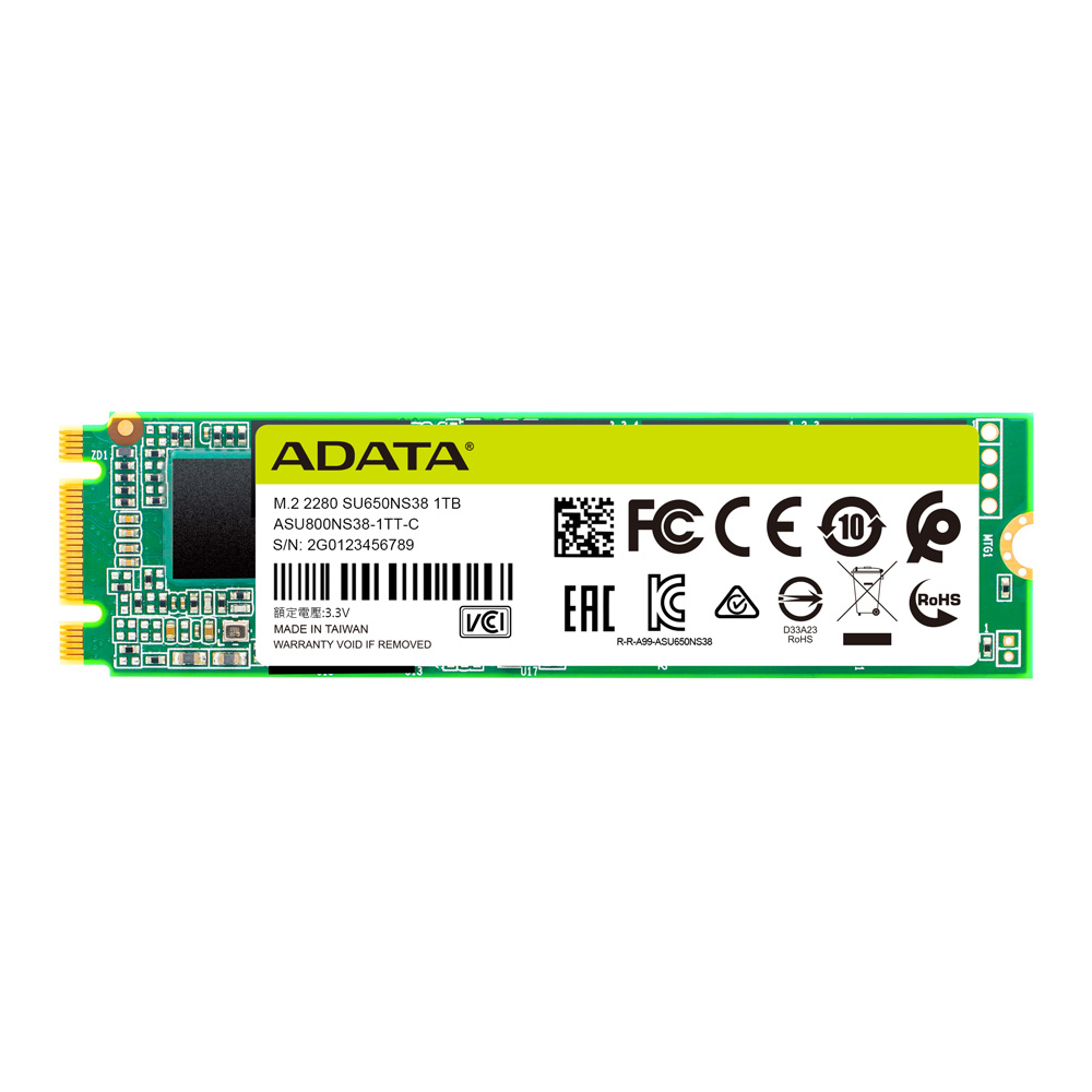 Image of ADATA Ultimate SU650 M.2 1000 GB Serial ATA III 3D NAND