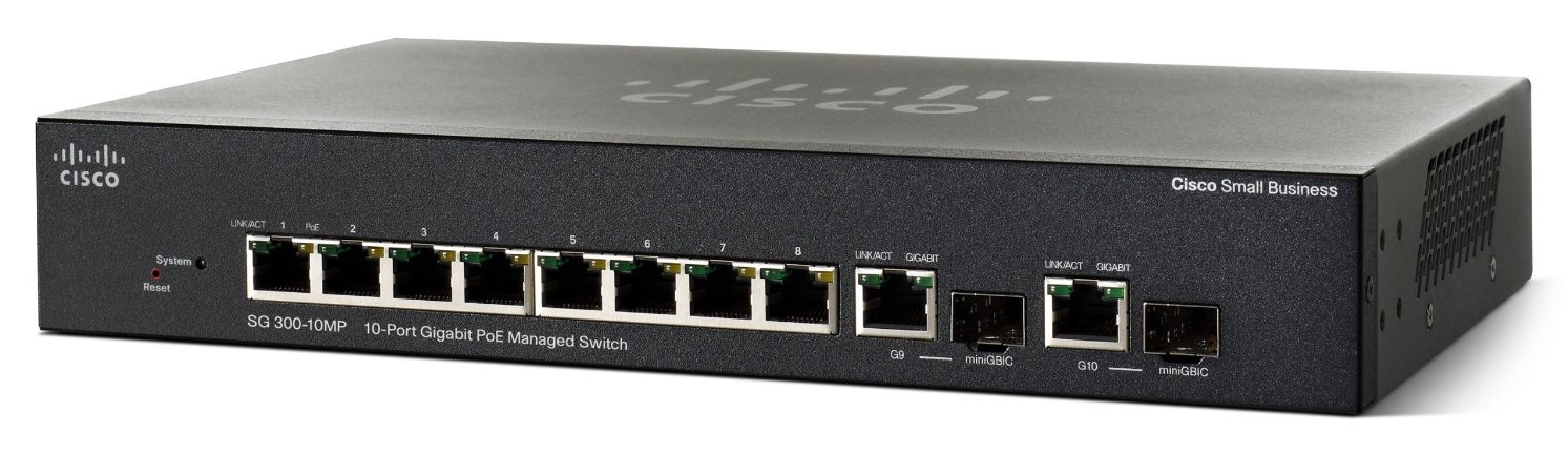 Cisco SG300-10MPP-K9-NA 8-Port Network Switch Cisco SG300-10MPP-K9-NA 8-Port Network Switch