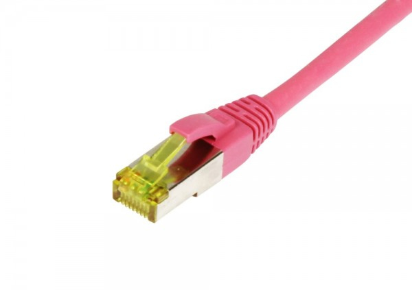 EU Product - Patchkabel RJ45 CAT6A 500Mhz magenta S-STP S/FTP TPE/LSZH Ultraflex - Cable - Network thumbnail