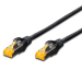 FDL 5M CAT.6a 10Gb S-FTP LSZH PATCH CABLE - BLACK