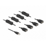 DeLOCK Cable USB Type-A male to 4 x USB Type-A female with switch 1 m