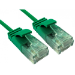 Cables Direct ERSLIM-100G networking cable Green 0.5 m Cat6 U/UTP (UTP)