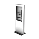 B-Tech Ultra-Slim Single Screen Portrait Digital Signage Kiosk