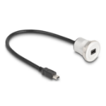 DeLOCK 88186 USB-kabel USB 2.0 0,3 m Mini-USB B Zwart, Zilver
