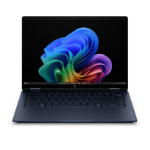 HP OmniBook X Flip 2-in-1 Laptop Next Gen AI 14-kc0000nax Copilot+ PC AMD Ryzen™ AI 5 35.6 cm (14") Touchscreen 2K 16 GB LPDDR5x-SDRAM 512 GB SSD Wi-Fi 7 (802.11be) Windows 11 Home Blue