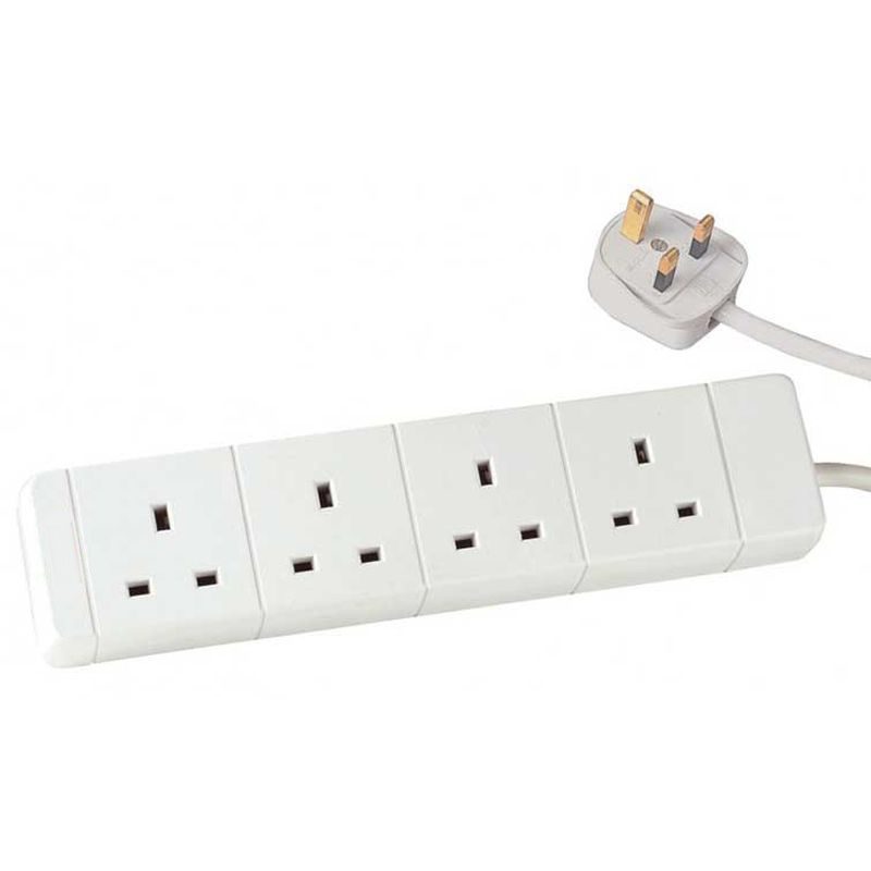 Image of FDL 4 WAY MAINS GANG STRIP - 2M