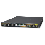 Cablenet 48 Port Managed 802.3at PoE+ Giga Switch + 4 Port 100/1000X SFP (440w)