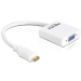 DeLOCK 65348 video cable adapter VGA (D-Sub) HDMI Type C (Mini) White