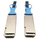 Tripp Lite N282-20N-28-BK QSFP28 to QSFP28 100GbE Passive DAC Copper InfiniBand Cable (M/M), 0.5 m (20 in.)