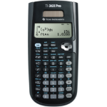 Texas Instruments TI-36X Pro calculator Pocket Scientific Black