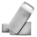 Intenso cMobile Line USB flash drive 64 GB USB Type-A / USB Type-C 3.2 Gen 1 (3.1 Gen 1) Silver
