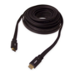 Siig Flat -10M HDMI cable 393.7" (10 m) HDMI Type A (Standard) Black
