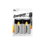 Energizer LR20 Type D Batteries Alkaline 1.5V - Pack of 2