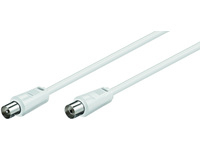 Microconnect COAX025W coaxial cable 2.5 m White