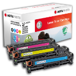 AgfaPhoto APTHP410XSETE tonercartridge 4 stuk(s) Compatibel Zwart, Cyaan, Magenta, Geel