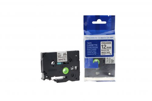 CTS Compatible Brother P-Touch TZe-S231 Black on White also for TZ-S231 Strong Adhesive Label Cassette