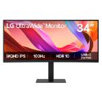 LG 34" IPS Ultrawide QHD Monitor computer monitor 86.4 cm (34") 3440 x 1440 pixels UltraWide Quad HD LCD Black