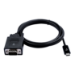 V7 V7UCVGA-2M video cable adapter VGA (D-Sub) USB Type-C Black